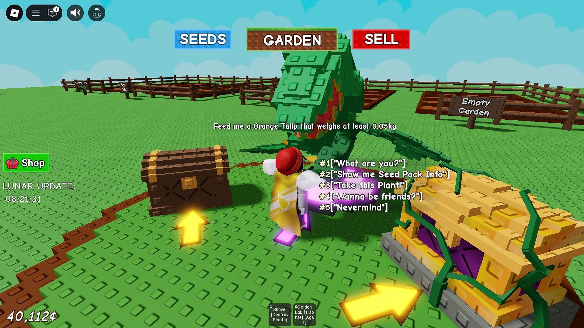 Jim the Angry Plant (Image via Roblox)